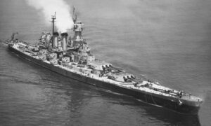 Figure 1: USS North Carolina, my choice for the most beautiful of the US battleshps. (Wikipedia)